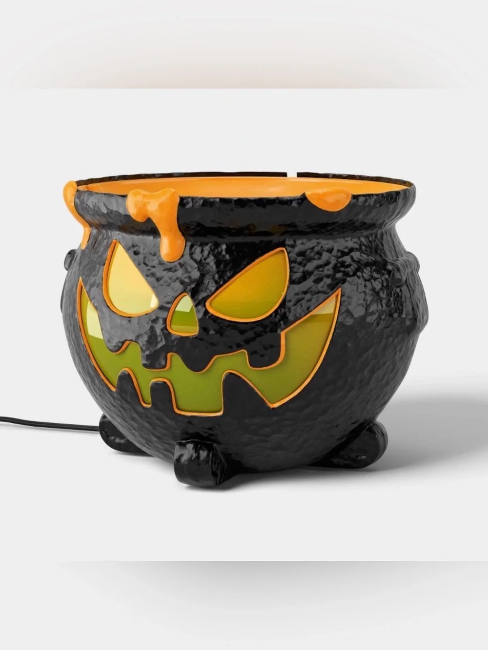 Hyde & EEK! Halloween Jack Cauldron Mister 10.7” Decorative Prop NIB